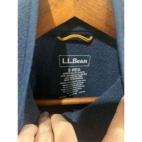 Mens L.L. Bean Fleece Vest Size Small - Picture 2 of 3